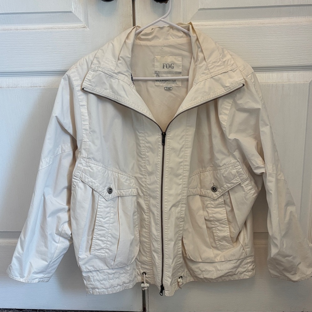 London Fog Women's White Jacket
